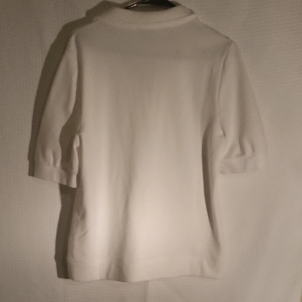Talbots Ivory Collared Top - Picture 8 of 9